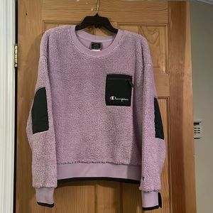 Champion Sherpa Sweatshirt - Size Large